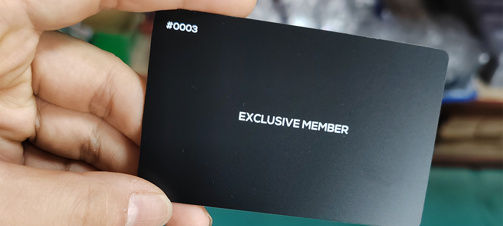 carte de membre sans contact Inved verso